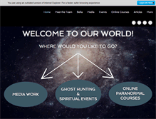Tablet Screenshot of hdparanormal.com